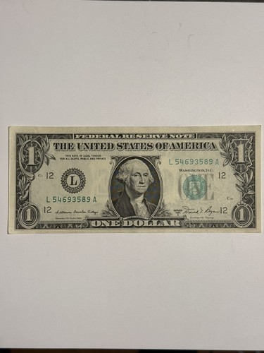 1981 A Dollar Bill Crisp Condition 40+ Years Old Collectable L54693589A Must Hve - Picture 6 of 10