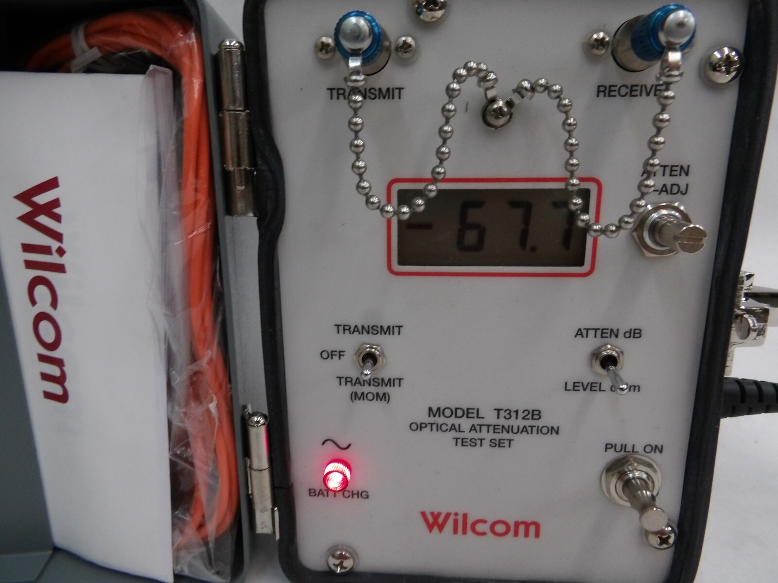 NEW MODEL T312B OPTICAL ATTENUATION TEST SET FIBER OPTIC CABLE