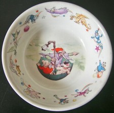 A WEDGWOOD ''RUPERT BEAR'' CEREAL PLATE FROM 1988, PERFECT