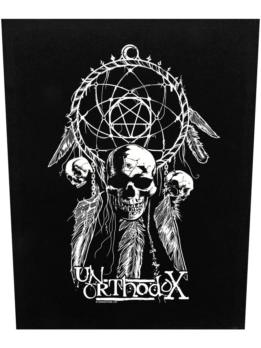 Unorthodox Collective Patch Gothic Dreamcatcher Backpatch Black 29.5x36cm