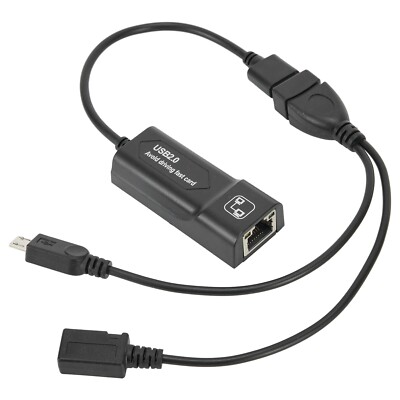 LAN Ethernet Adapter und USB OTG Kabel f??r Amazon Fire TV Stick 2nd 3nd Gen