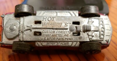 Mattel Hot Wheels Red Line 1967 Custom Corvette Hong Kong Metallic