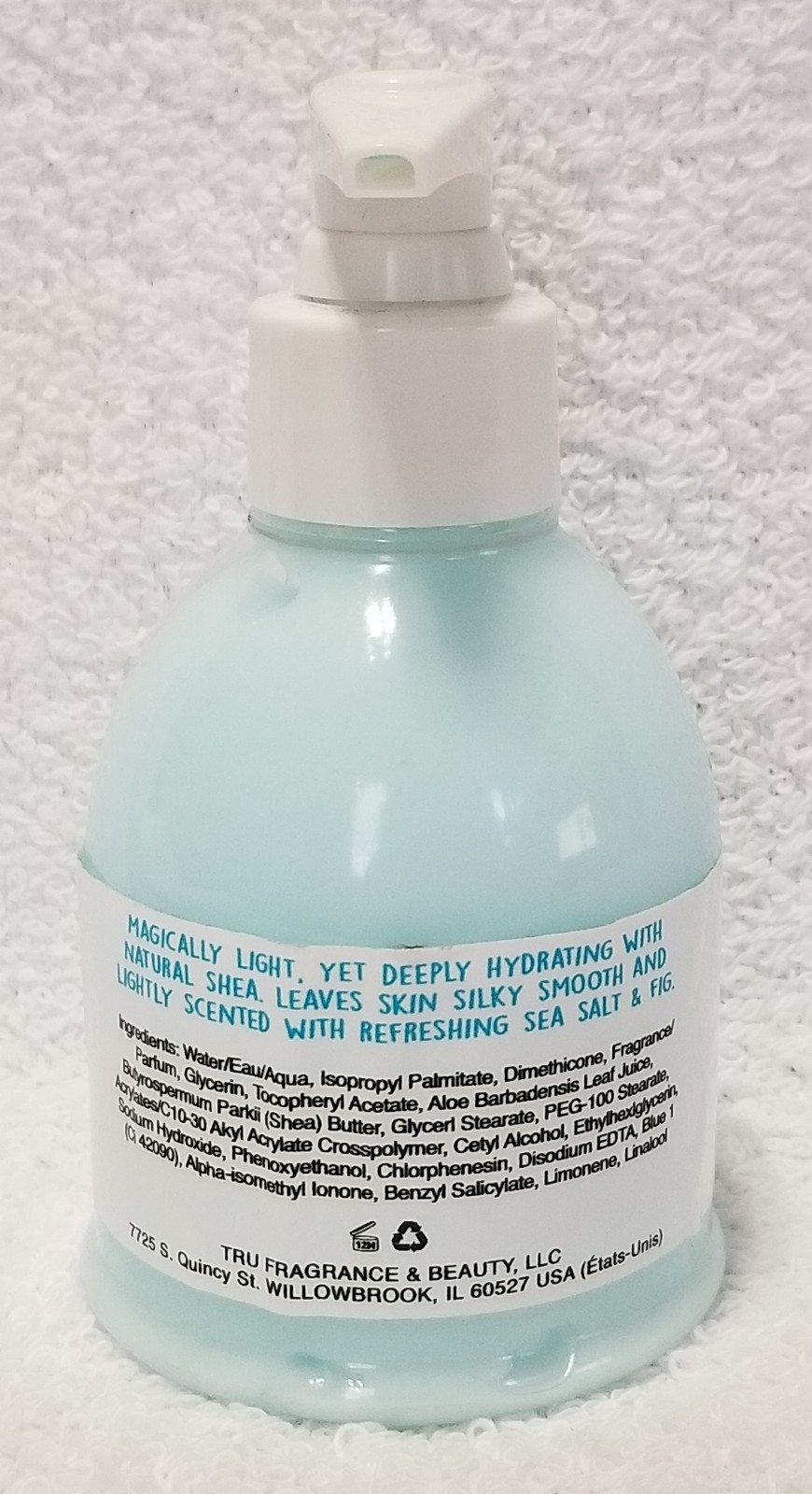 Kindred Goods Old Navy SEA SALT & FIG Body Lotion Pump Full Size 5 oz