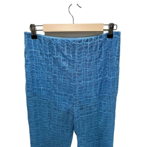 Free People Damen M In The Night Spitzen Schlaghose blau Gummibund Pull On - Bild 4 von 8
