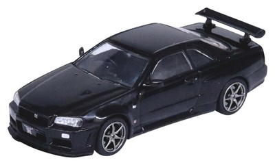 Skyline GT-R (R34) V-SPEC II RHD (Right Hand Drive) Black 1/64
