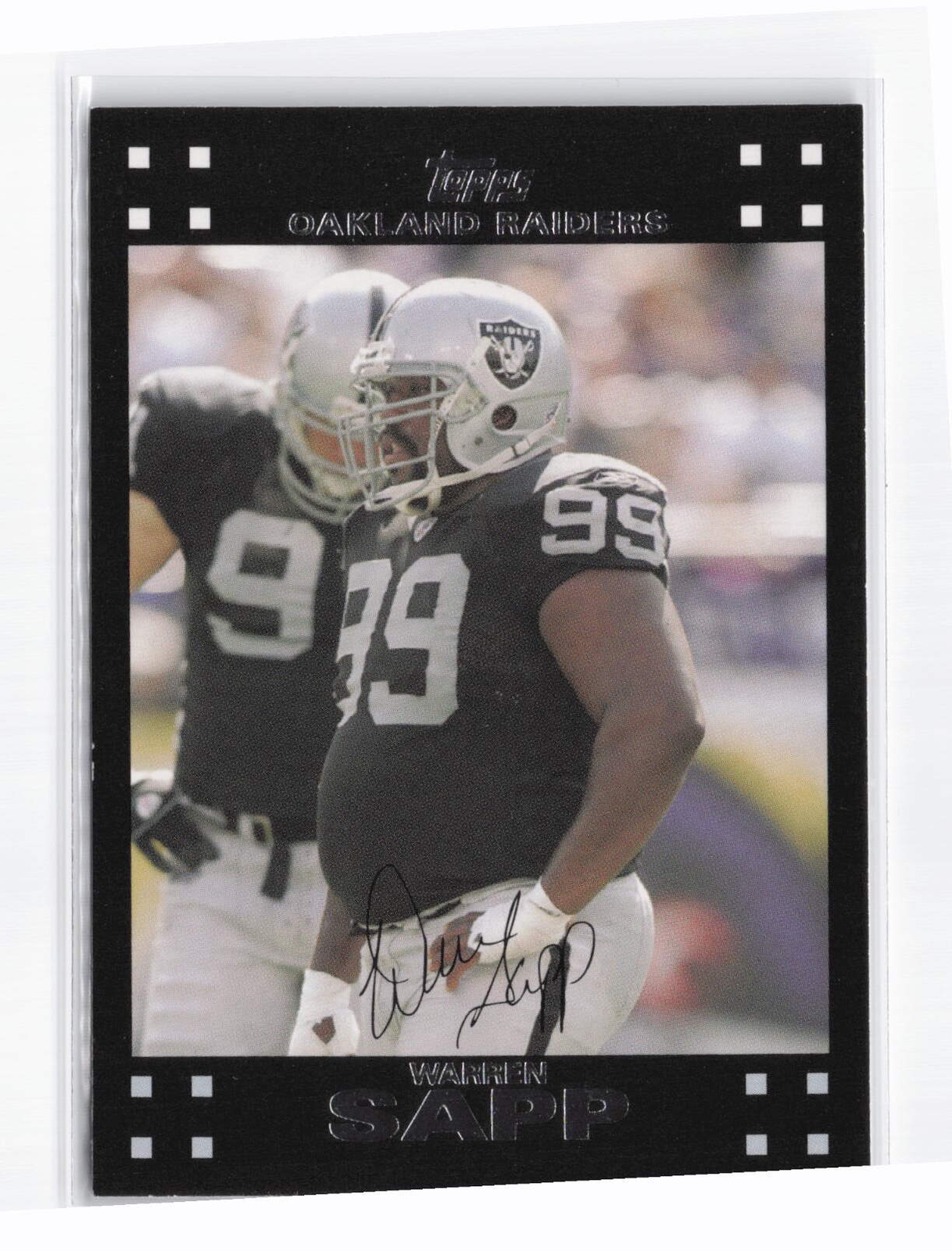 2007 Topps Oakland Raiders #9 Warren Sapp