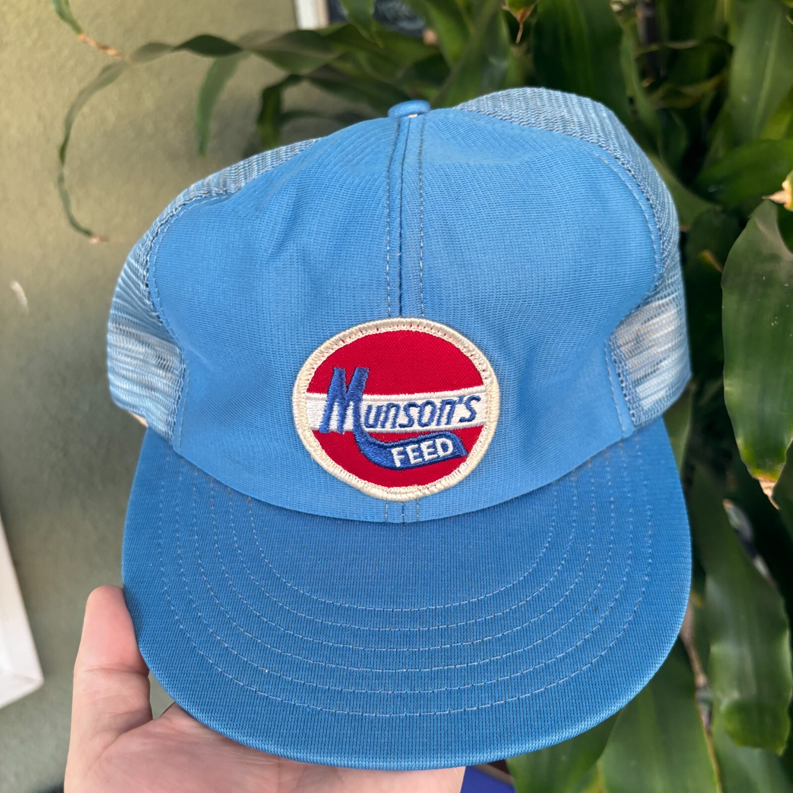 Vintage Munson’s Feed Patch Hat Snapback Cap Truc… - image 1