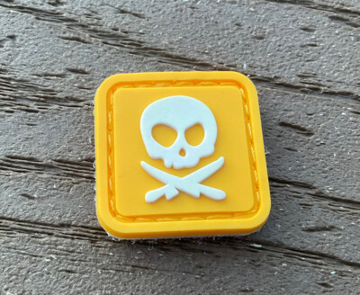 Pete's Pirate Life Morale Pouch Patch Ranger Eyes Patch White/Yellow EDC
