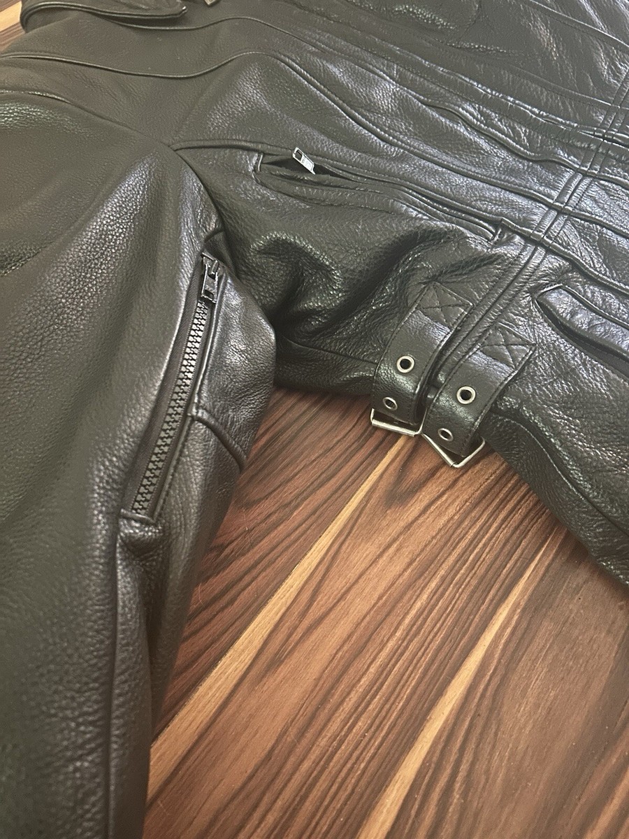 Firstgear Motorcycle Jacket Sz M Medium Womens Leather Riding