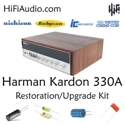 Ampli Vintage Harman Kardon 330c - Années 70 - Pour Pièces Ou Restauration