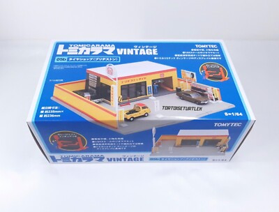 TOMYTEC TOMICARAMA Vintage 1/64 05b Tire Shop BRIDGESTONE for Mini