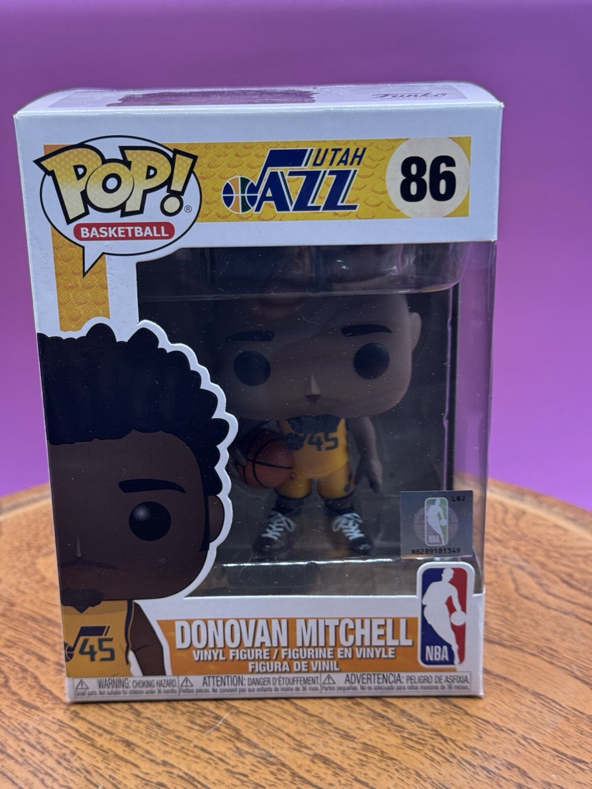 Funko Pop! Baloncesto Nba Donovan Mitchell #86 - Figura Vinilo - Nuevo