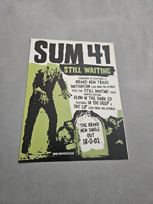 TPEEP168 MAGAZINE ADVERT 11X8'' SUM 41 - STILL WAITING 