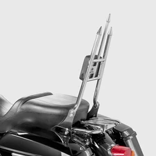 MOFUN 31" Sissy Bar Backrest Luggage Rack For Harley Road King Electra Glide 09+