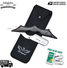 Professional razors Barber Salon Straight Cut Throat Shaving Razor Blade WOOD