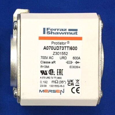 NEW Mersen Fuse  A070UD73TTI600  Z301552  700V / 600A