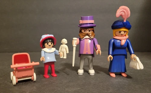 Vintage  Playmobil Victorian Family 5507 Complete. Very Nice!