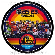 2023 NHL ALL STAR GAME SOUTH FLORIDA SOUVENIR HOCKEY PUCK MASCOTS Feb 3-4, 2023