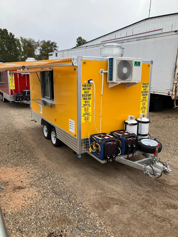 NUEVO REMOLQUE DE COMIDA 14 PIES TOTALMENTE EQUIPADO LISTO PARA HACER $$$-EN STOCK-HECHO EN EE. UU. Foto 4 de 4