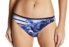  75 Ted baker reversible persian blue bikini bottoms size 0 J41