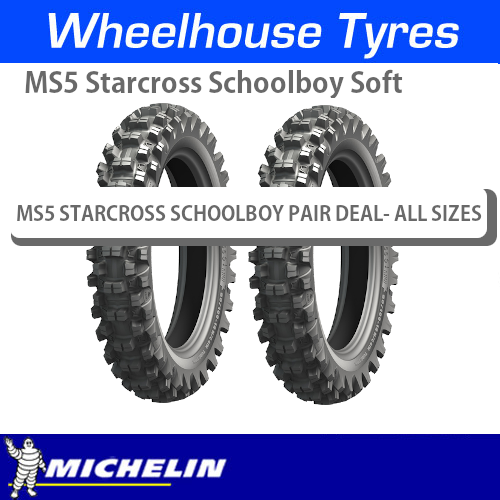 Michelin Starcross 5 Soft Junior Motorcycle Tyre Pair Deal eBay