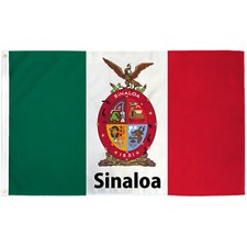 SINALOA MEXICO STATE 3X5 FLAG