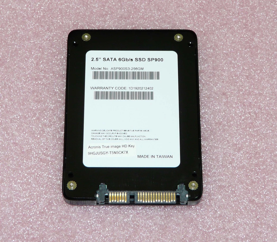 256GB ADATA SSD SP900 6Gb/s ASP900S3-256GM SATA Festplatte 6,3cm(2,5") - Bild 2 von 2