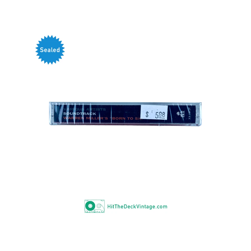 BORN TO SKI Soundtrack Cassette Tape 1991 Warren Miller, Stewart Copeland SEALED - Image 3 of 3