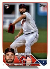 2023 Topps #507 Cody Morris RC Cleveland Guardians MLB Rookie Baseball Card