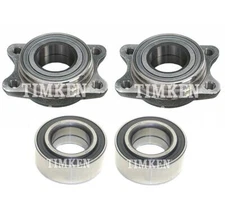 Timken Set of 2 Front & Rear Wheel Bearing & Hubs  For Audi A4 Quattro RS4 AWD