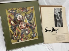 Seong Moy “ The Royal Family “ Mid Century Woodcut On Paper Signed Ltd. Ed.