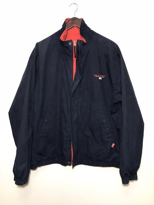 Vintage 90s Polo Sport Mens Reversible Full Zip Jacket Size XL Red