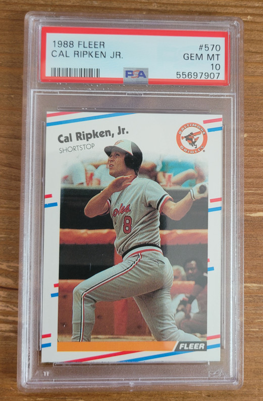 1988 Fleer #570 Cal Ripken Jr. PSA 10 Baltimore Orioles (UCSC_B)