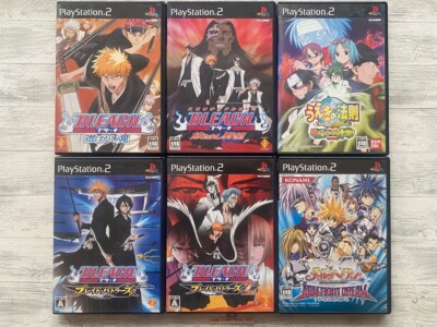 SONY PS2 Bleach Blade Battlers & Tamashii & Yabou & Ueki no Housoku & Melheaven