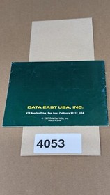 Ring King - Nintendo NES- Manual Only **NO GAME!