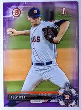 2017 BOWMAN PURPLE PAPER TYLER IVEY 026/250 (K)