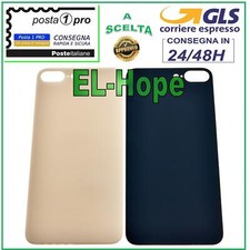 VETRO SCOCCA POSTERIORE COPRI BATTERIA PER APPLE IPHONE 8 PLUS COVER ROSA GOLD