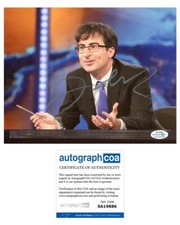 John Oliver "Last Week Tonight" AUTOGRAPH Signed 8x10 Photo H ACOA