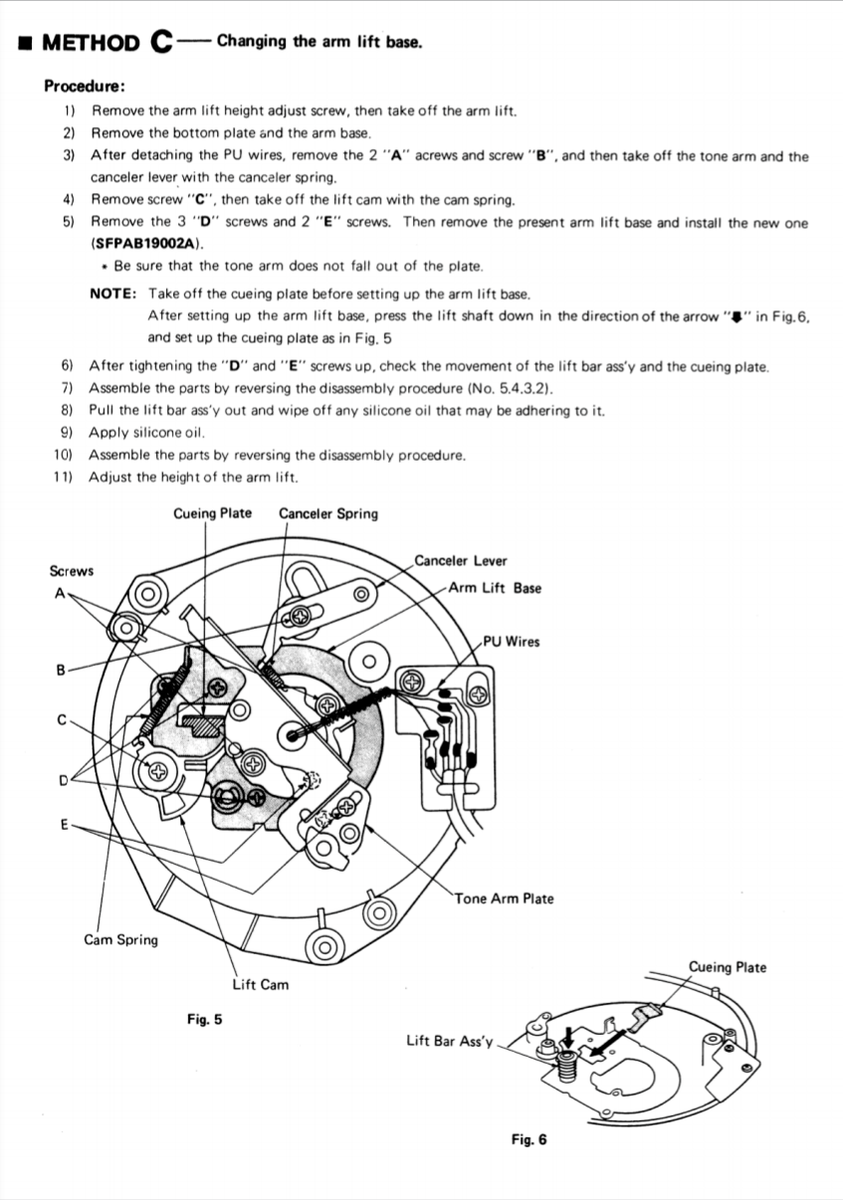 Turntable Tonearm Cue Damping Fluid 200k 200000cst Cueing - Foto 5