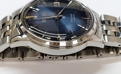 SEIKO PRESAGE AUTOMATIC MENS WATCH BLUE FACE 4R35-01T0 | eBay