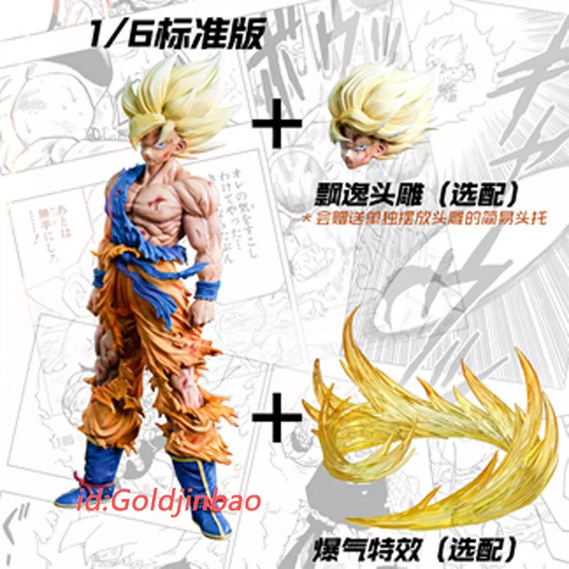 PRE-ORDER Hero Belief Studio - Dragon Ball Saiyan Collection Super Saiyan3  Goku & Gohan & Goten 1/6 Statue(GK)