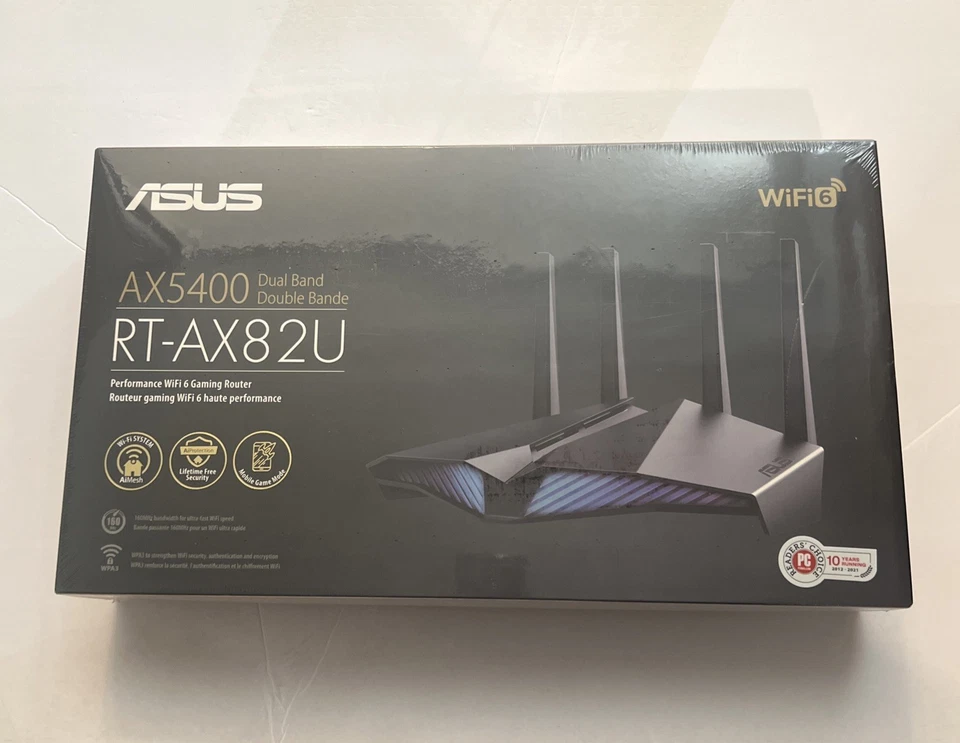 ASUS AX5400 DUAL BAND RT-AX82U wifi6 Gaming Router*90IG07WB-MA1R1V* - Image 2 of 2
