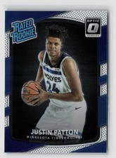 JUSTIN PATTON #185 2017-18 PANINI OPTIC TIMBERWOLVES ROOKIE RC