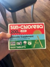 SUN CHLORELLA 200 mg - 1500 Tablets