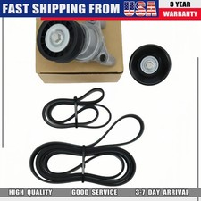 Serpentine Belt Tensioner Pulley Kit for GMC Sierra 2500 HD 2009-2014 K040355SF