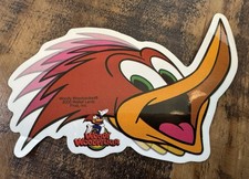 Woody Woodpecker SUPER GLOSSY Walter Lantz Licensed STICKER Vintage 2000