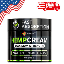 Hemp Cream with Arnica  MSM   Fast Absorbing, Non-Greasy Relief 4.1oz