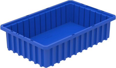 - 33164BLUE 33164 Akro-Grid Plastic Slotted Dividable Modu Box Stackable Grid St