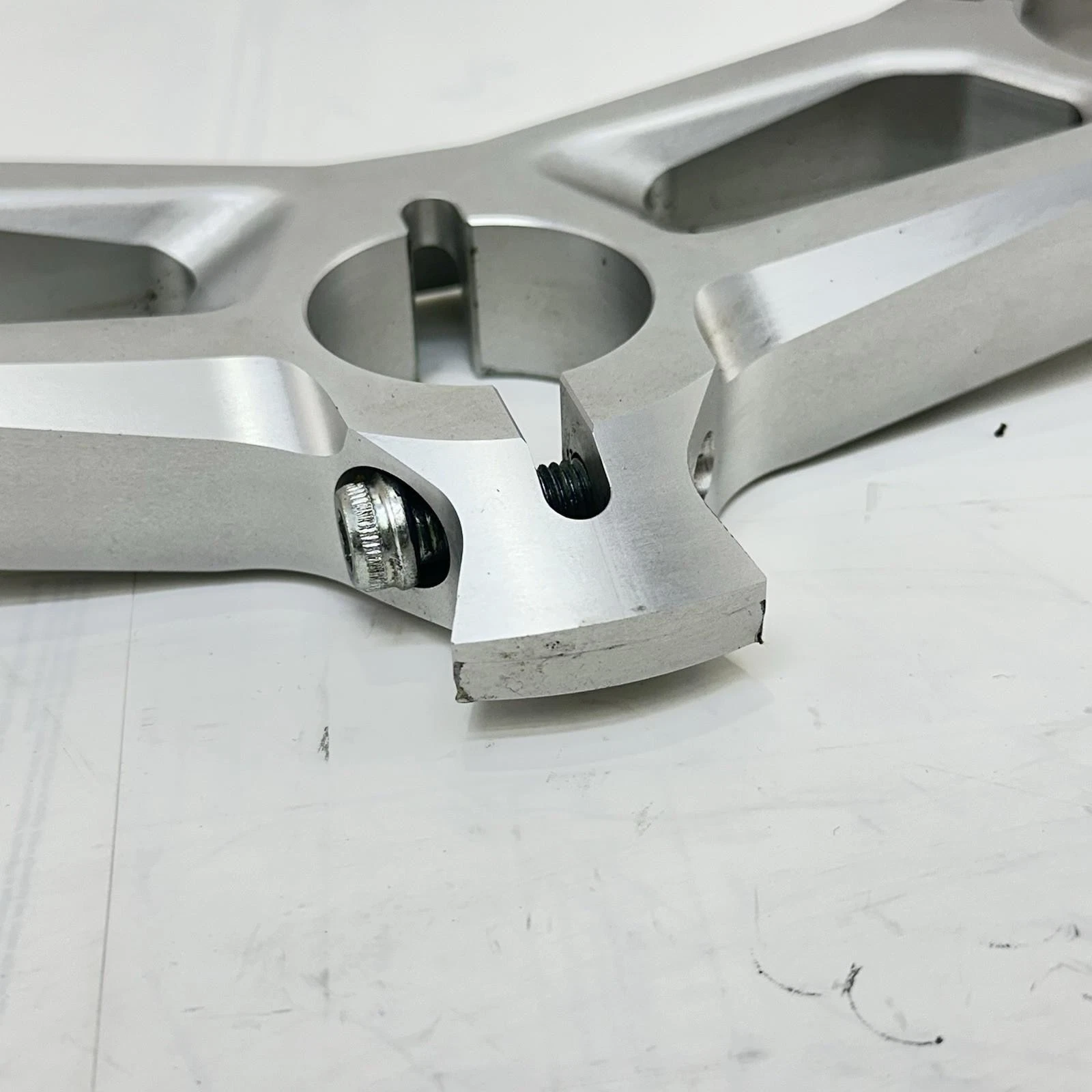 2016 - 2019 DUCATI 959 PANIGALE UPPER TRIPLE TREE FORK CLAMP SILVER STOCK