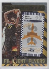 2021-22 Panini NBA Hoops Frequent Flyers Holo Winter Rudy Gobert #3 0l1o